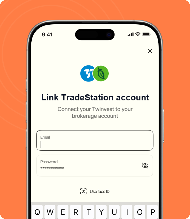 Connect TradeStation brokerage account